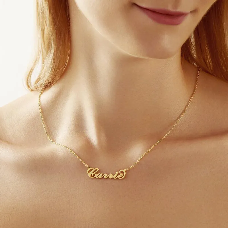 Name Necklace, Minimalist Name Jewelry
